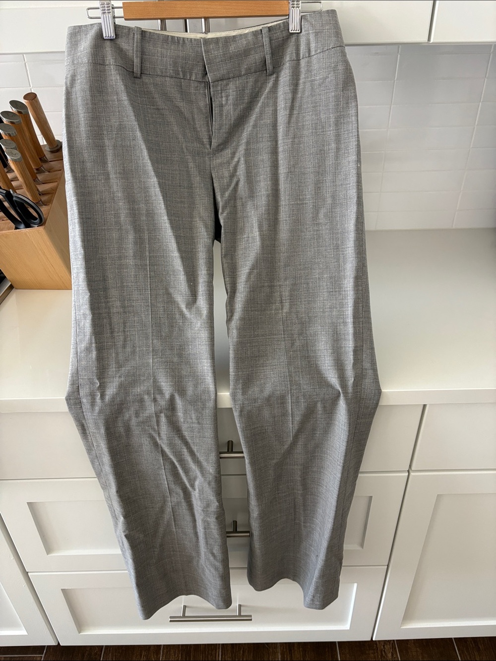Women’s  Gray Dress Pants - Classic Professional Trousers